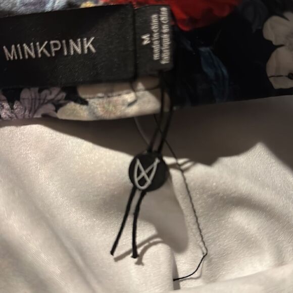 MinkPink Botanica Mini Skirt, Floral Size M, NWT - Picture 7 of 7